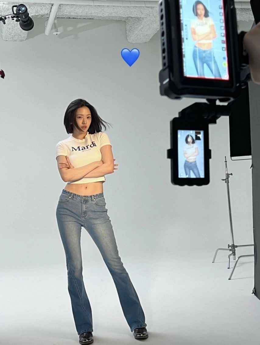 무보정 아이브 안유진 실물