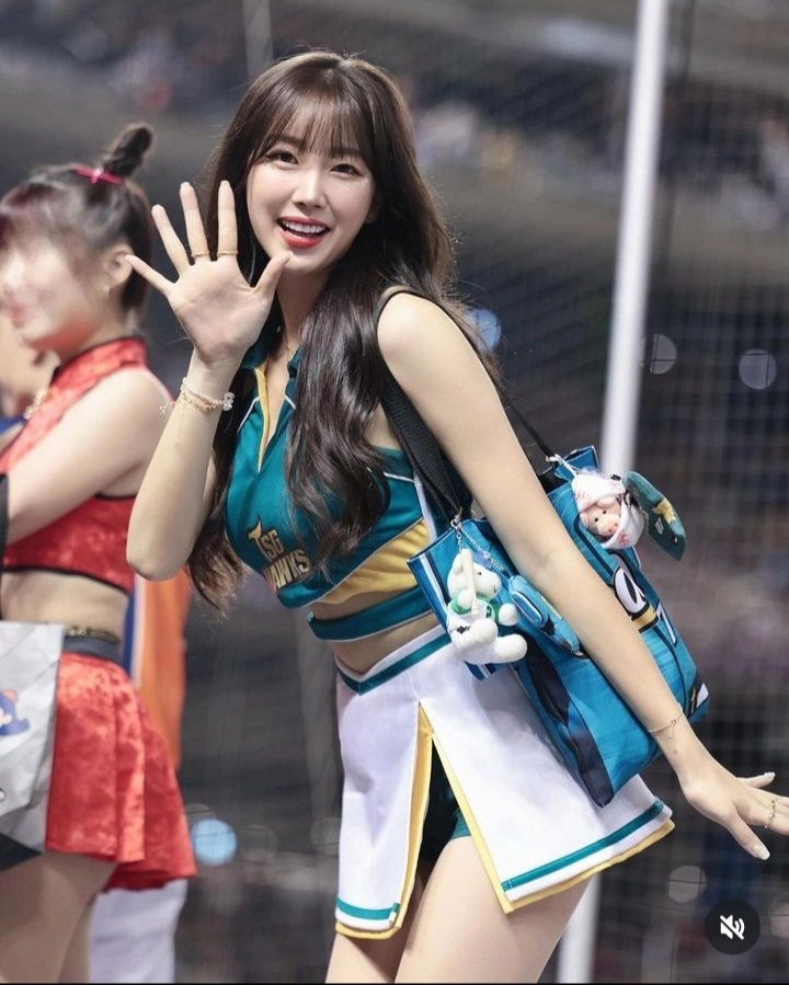 대만 진출한 안지현 치어리더 근황