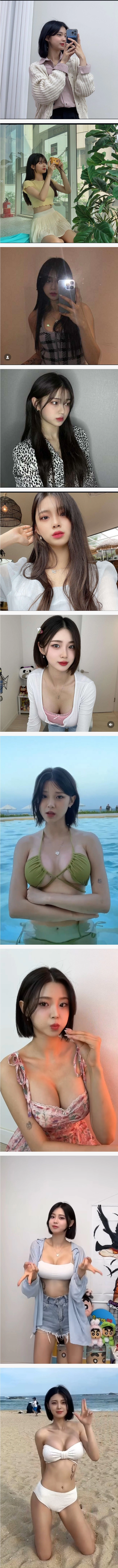 청순녀의 가슴 튜닝 전&후