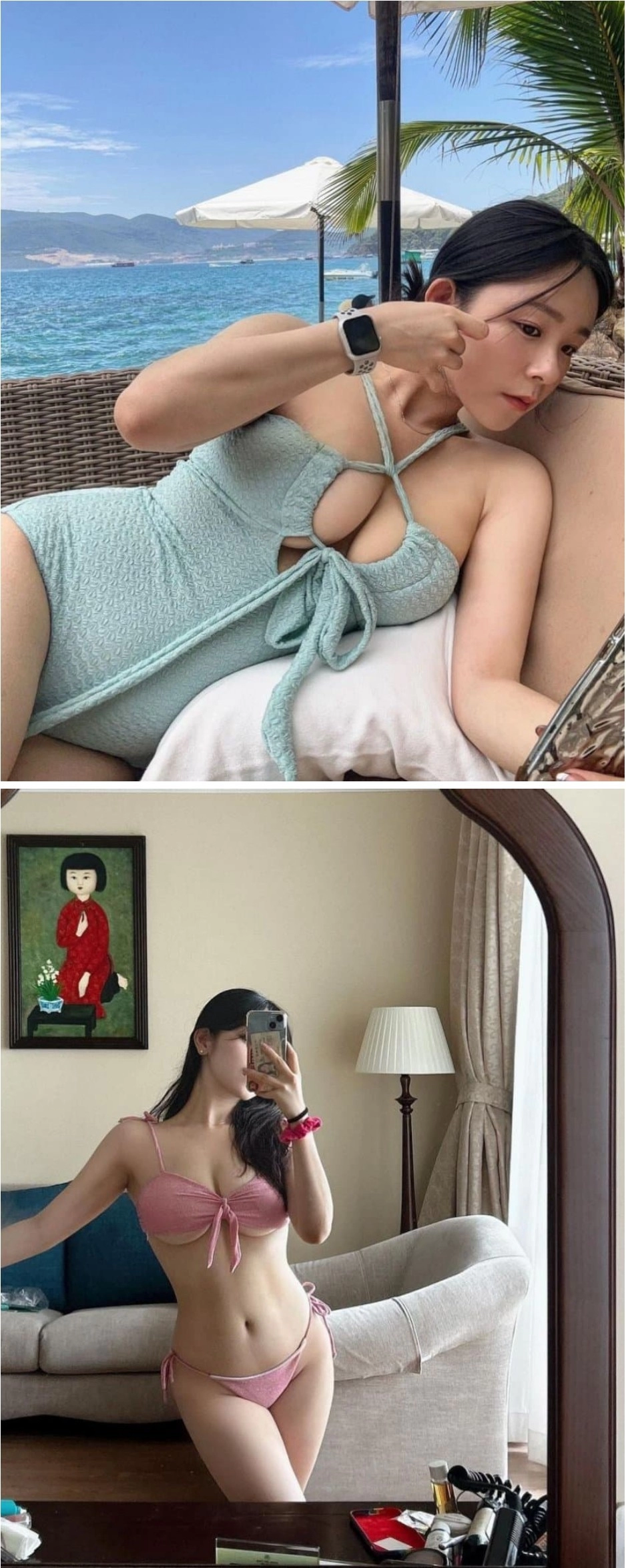 매력이 다른 수영복녀 & 비키니녀