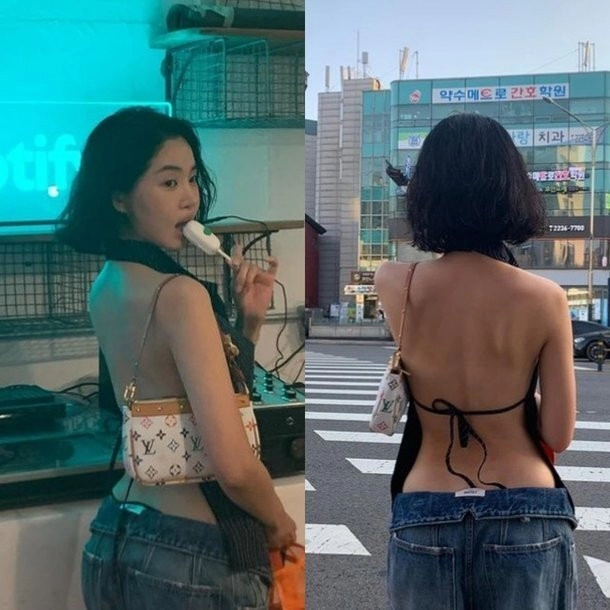 배우 황승언 과감한 등짝 노출샷