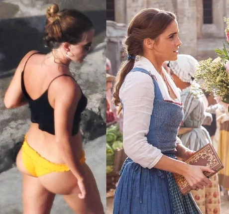 가슴은 없어도 빵댕이는 튼실한 엠마 왓슨