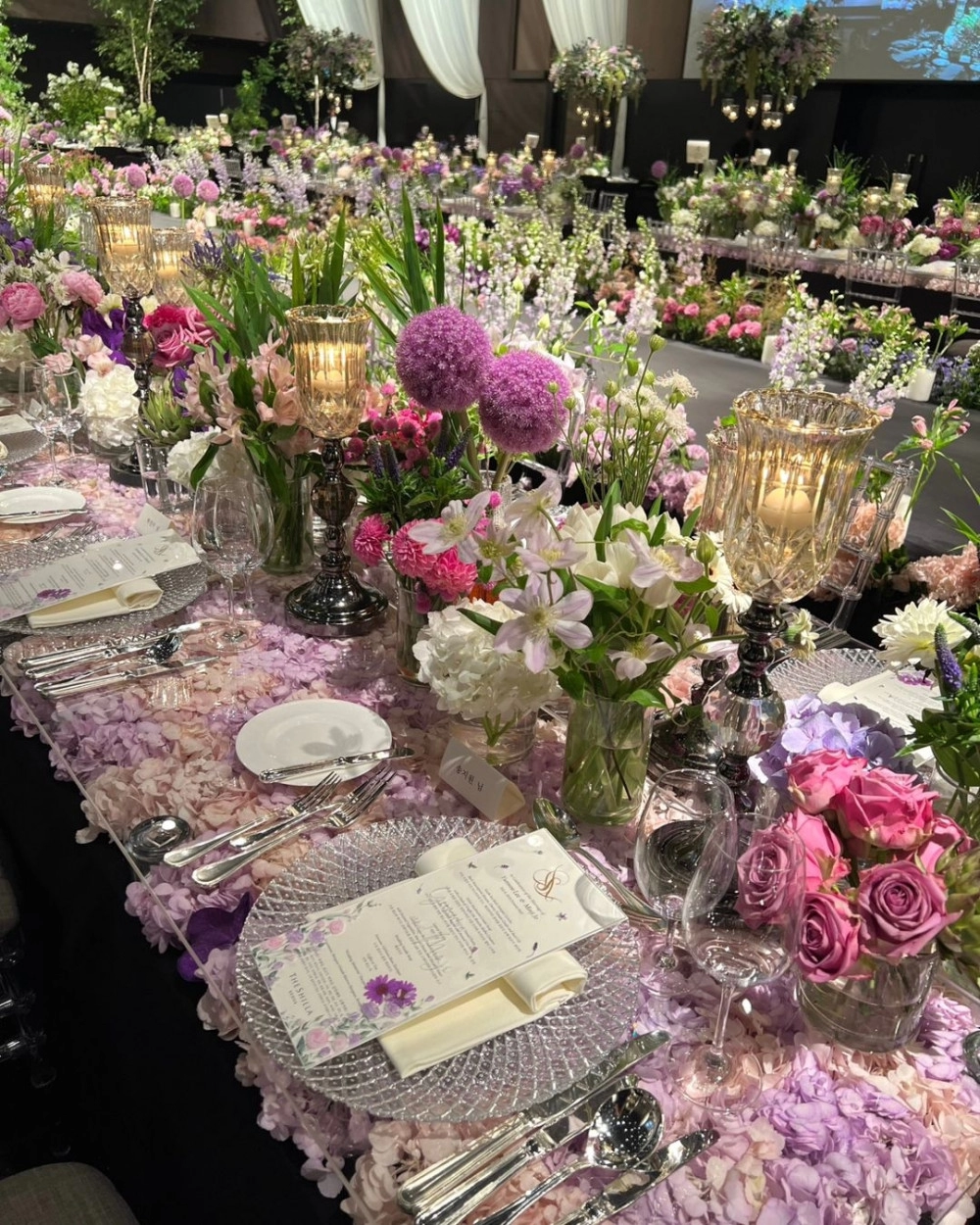 생화값 얼마들었는지 궁금한 결혼식