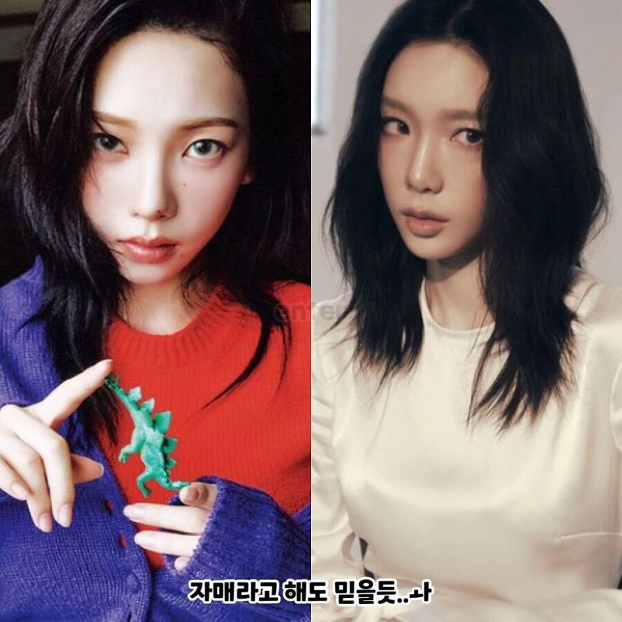 태연이 겹쳐보인다는 카리나