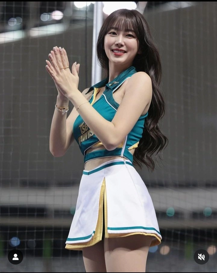 대만 진출한 안지현 치어리더 근황