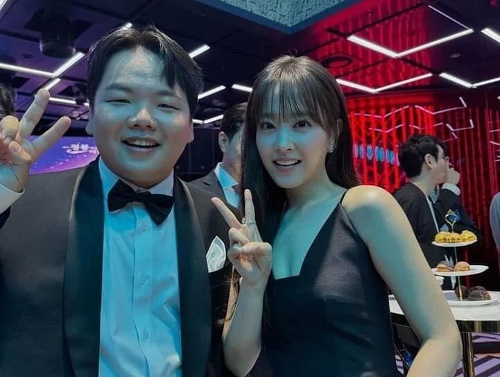 청룡어워즈 곽튜부가 사진 같이 찍어준 사람들