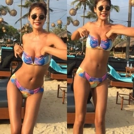 76년생 김준희 비키니 몸매