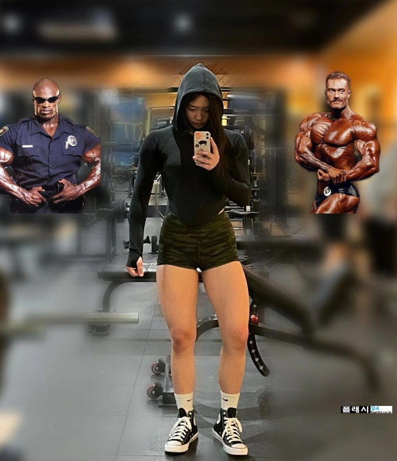 완전 사귀고 싶어지는 여대생 헬스녀