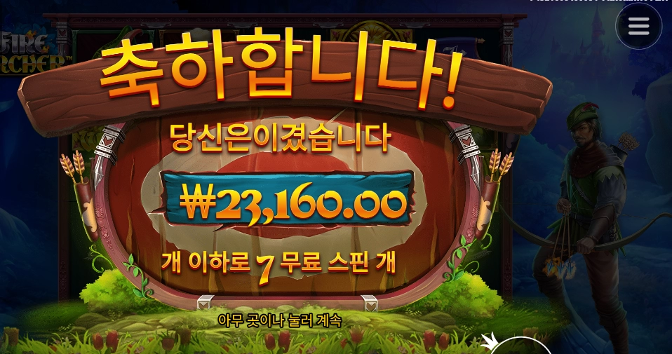 불화살 ２３천원