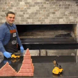 초소형 화덕으로 초소형 요리 만들기