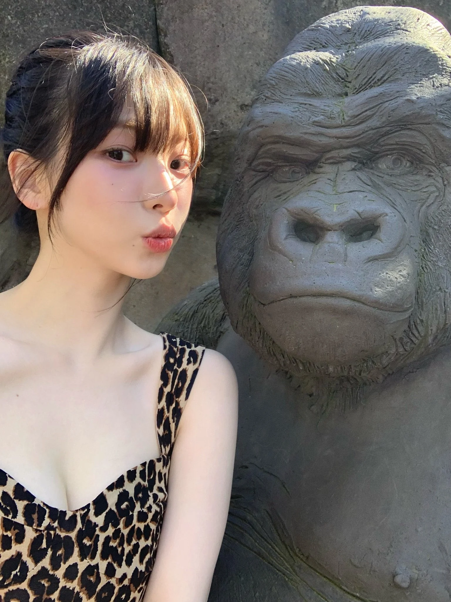 카리나랑 셀카 찍었어요!