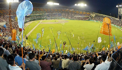 요즘은 안보이는 야구장 외야석 모습