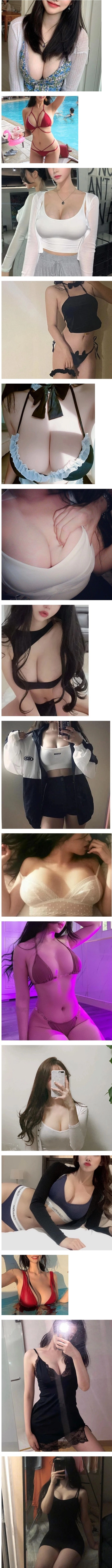 이게 여자력 끝판왕 명품 가슴 언더붑