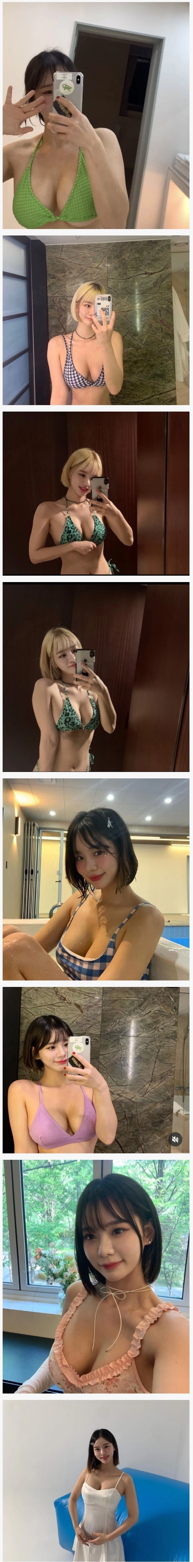 맹승지 묵직 비키니 가슴 노출 모음