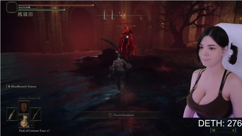 트위치에서 가슴이 가장 크다는 BJ 후방주의