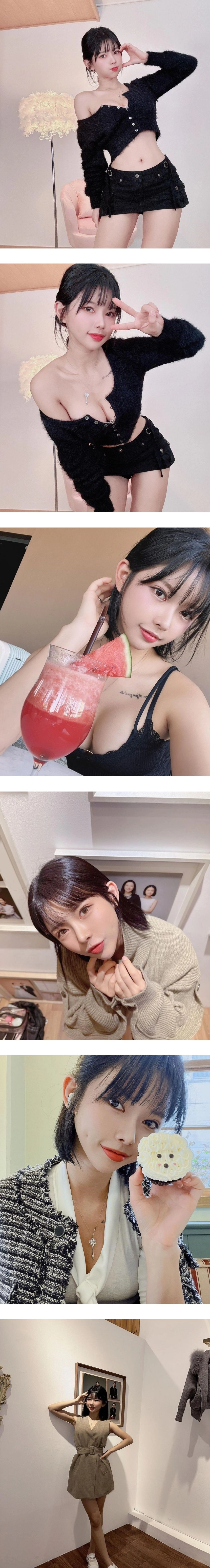 묵직한 BJ 은유화 가슴골 노출