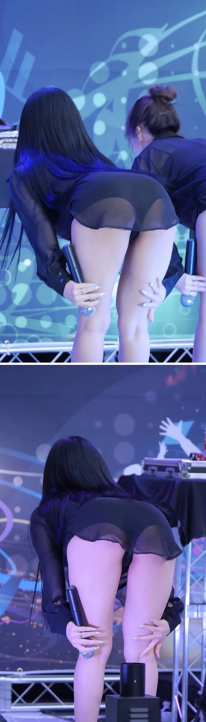 비싼돈 주고 부르는 댄스팀 도끼자국 후방주의