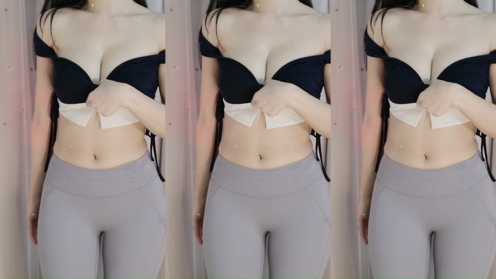 역대급 레깅스 여캠 미드 노출