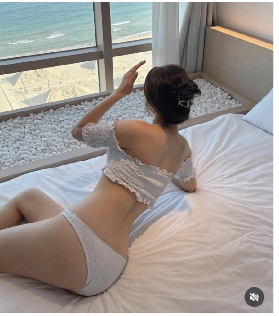 안지현 치어리더 비키니 엉덩이 노출