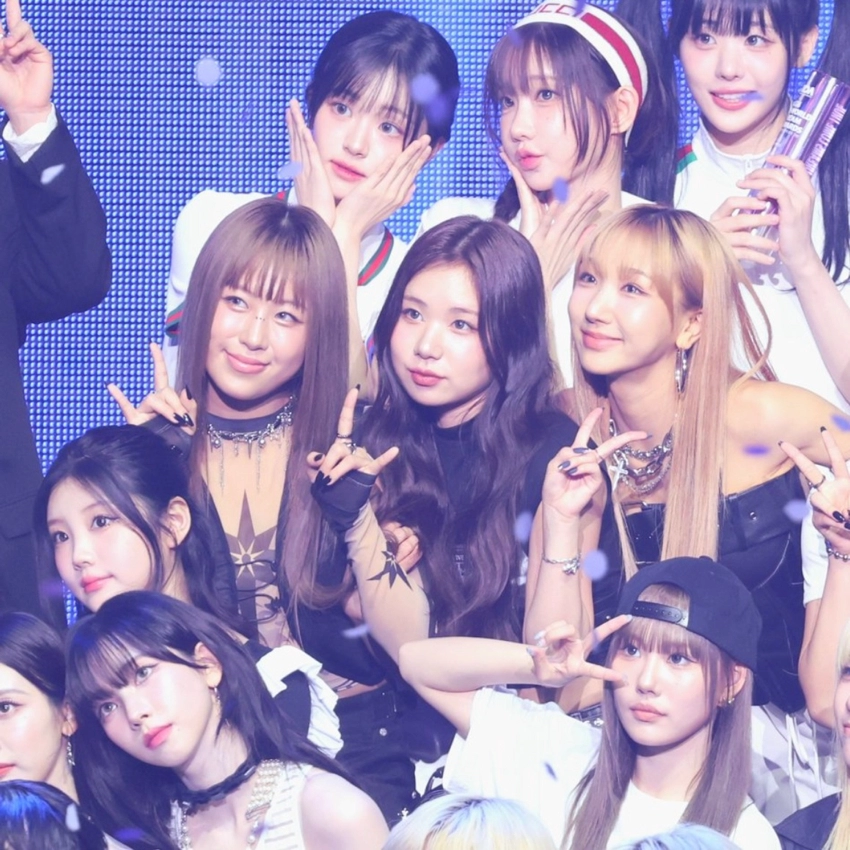 걸그룹들 사이에서 QWER 쵸단 묵직