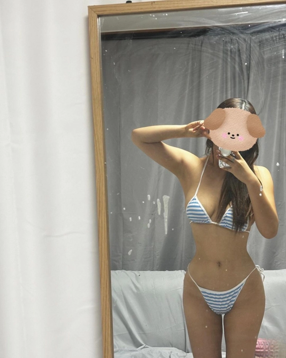 70H컵 가슴 스트리머 비키니 몸매