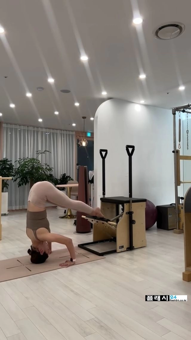 약후)필라테스 강사 심아윤 야벅지 레깅스