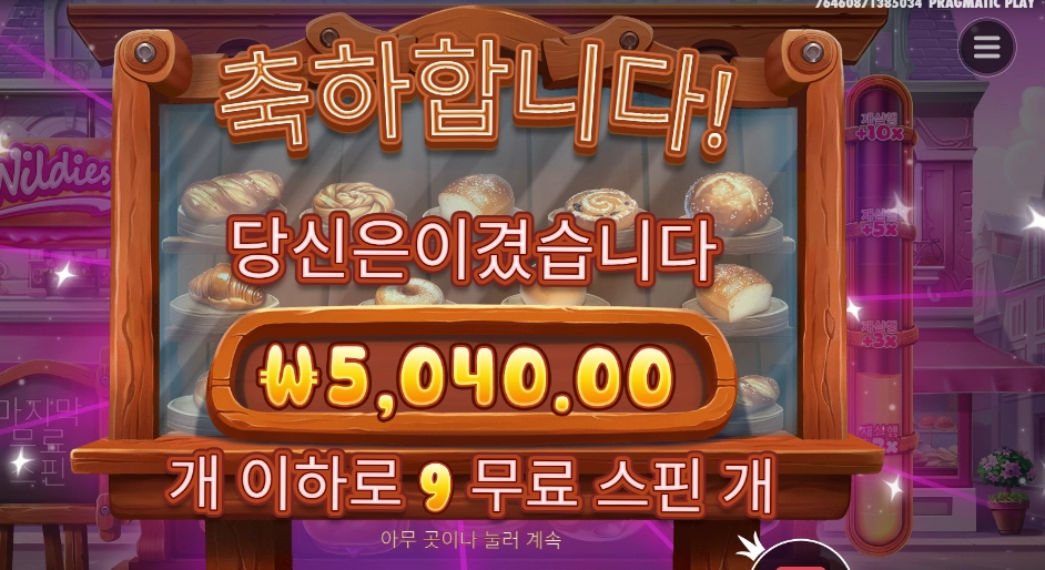 와일디즈 9스핀 후기