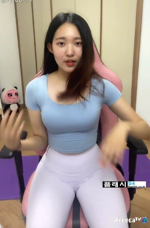 치어리더 출신 BJ 눈또 강수지 레깅스 제대로 찍힌 도끼자국