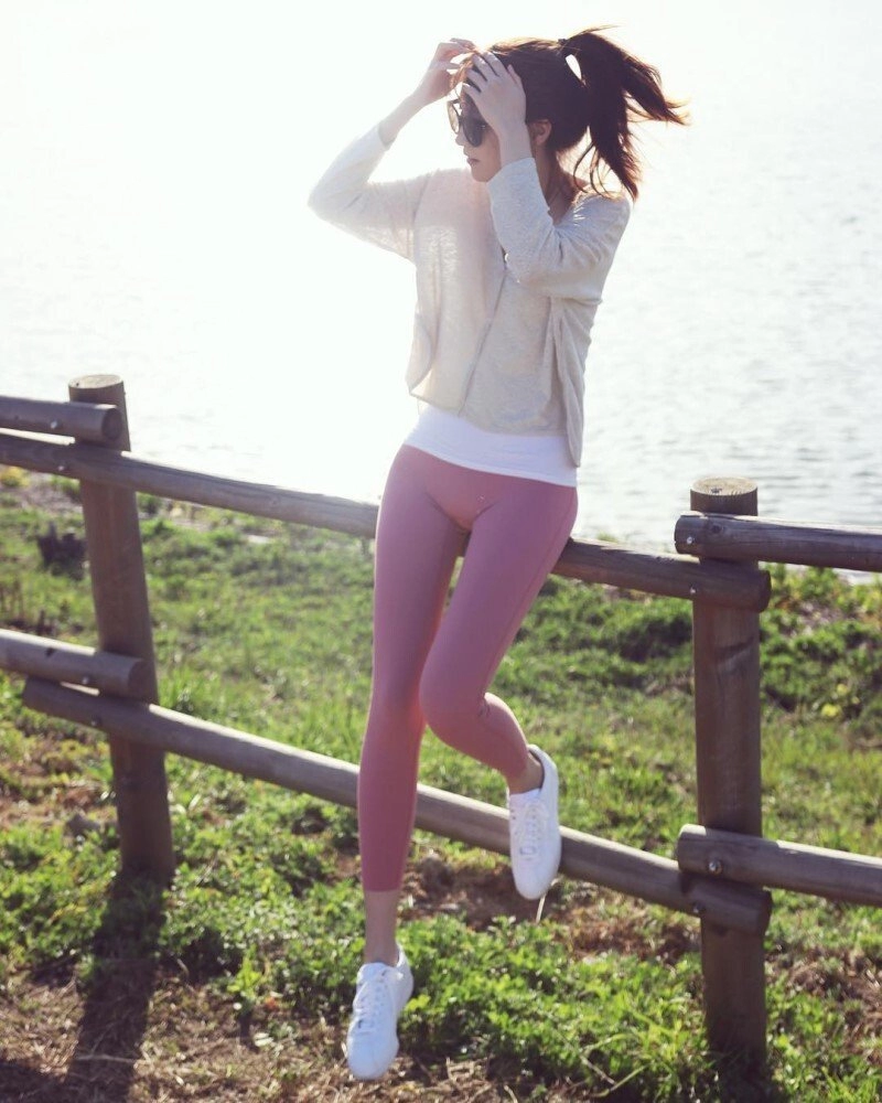 뒤태 노출 레깅스가 돌핀팬츠보다 이게 더 좋아