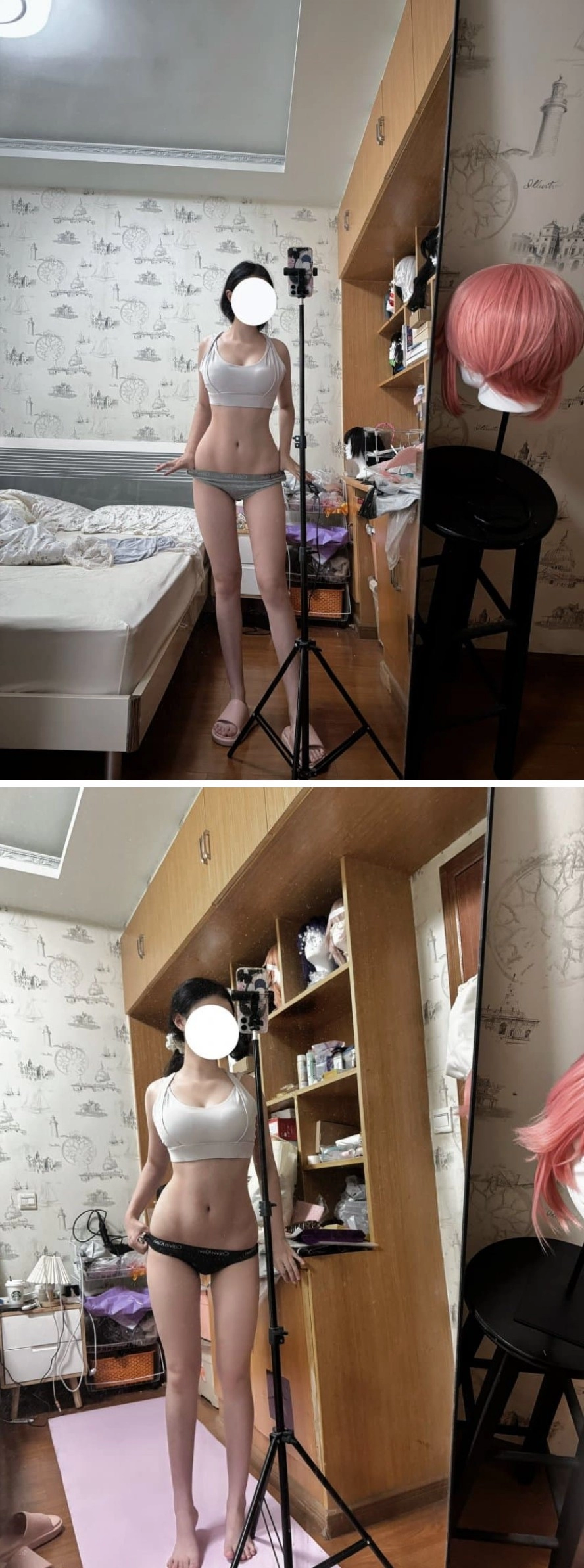 일반인 속옷 리뷰 묵직 미드 나이스 바디