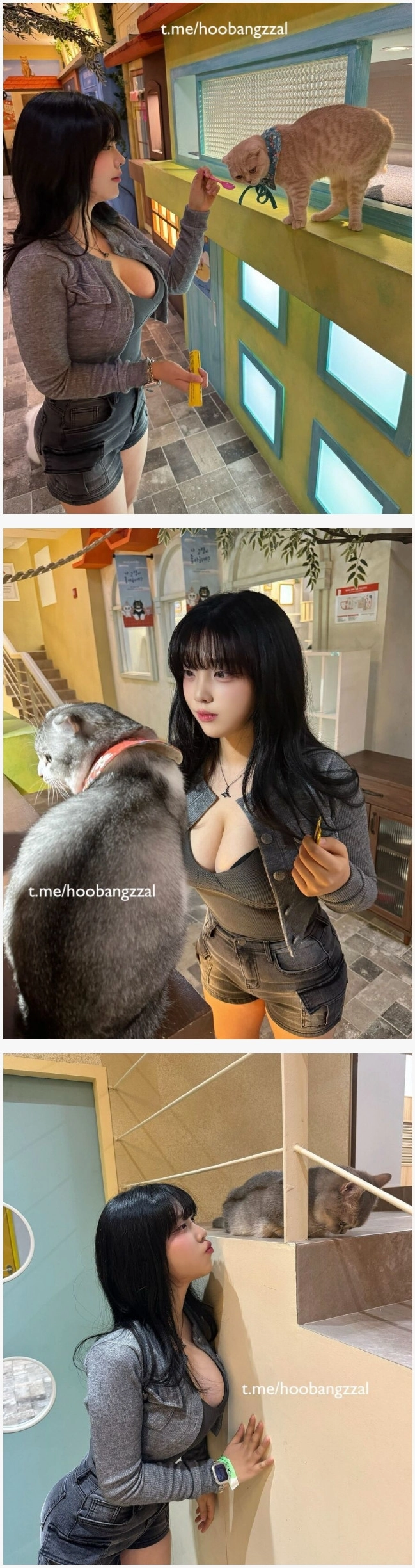 남자들한테 인기 많은 탐스러운 미드 g컵 송하나