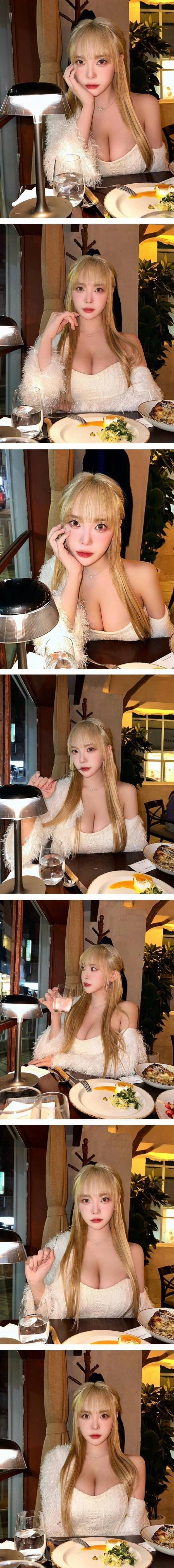 퀸다미랑 데이트하는 남친 1인칭 시점 탐스런 가슴골