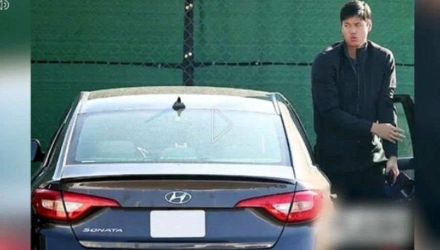 오타니가 타고 다녔던 국산 자동차