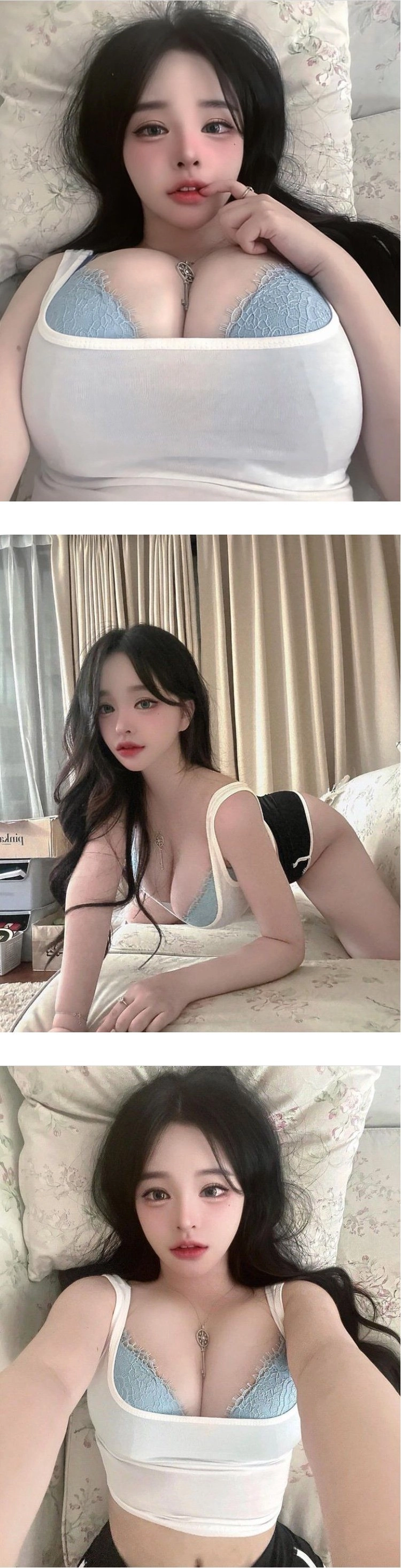 뒷치기자세 잡은 팬트리 크리에이터 손밍