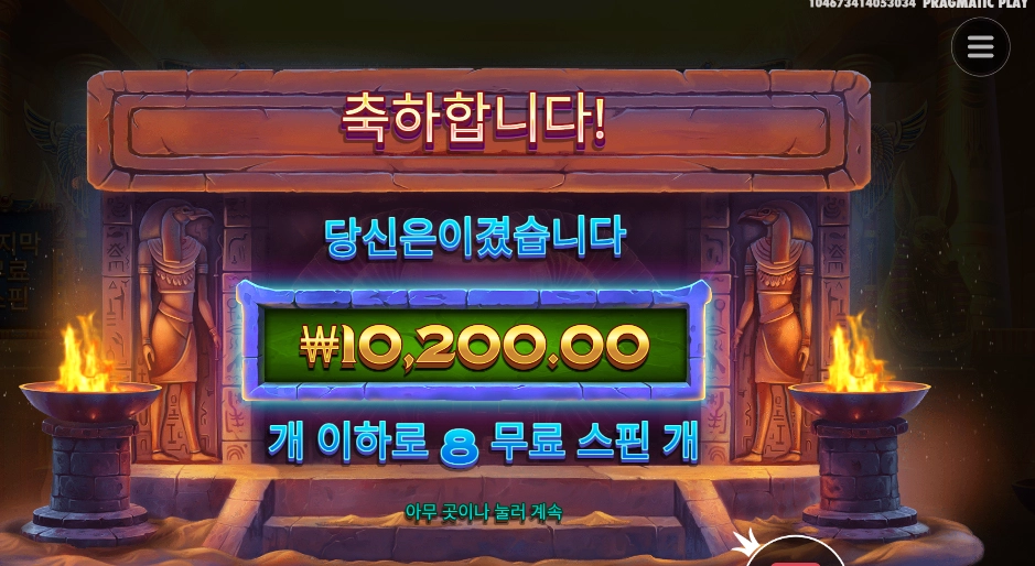 나일 포춘 한방을 안주네