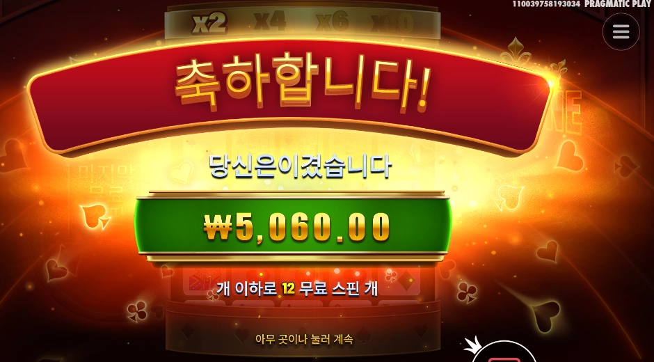 포춘 에이스 １２바퀴