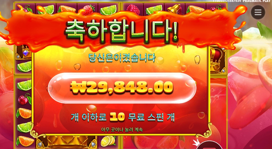 쥬시 후르츠 멀티홀드 ２９천원