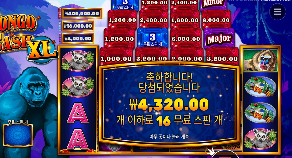 콩고 캐시 16스핀