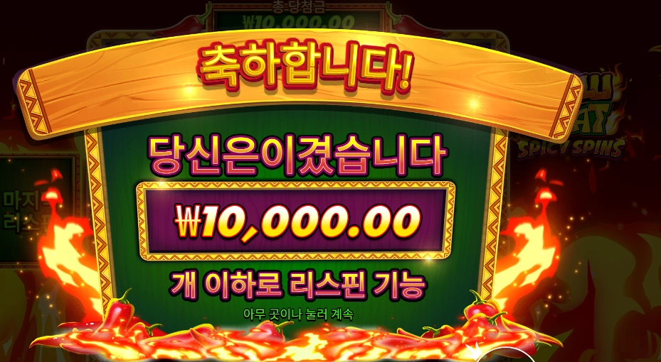 칠리 히트 스파이시 스핀 1콩