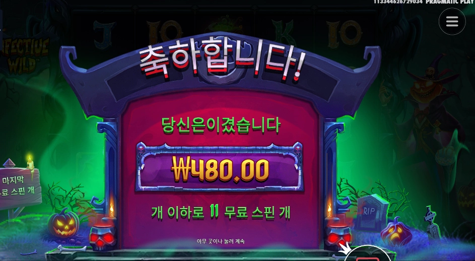 인펙티드 와일드 １１스핀