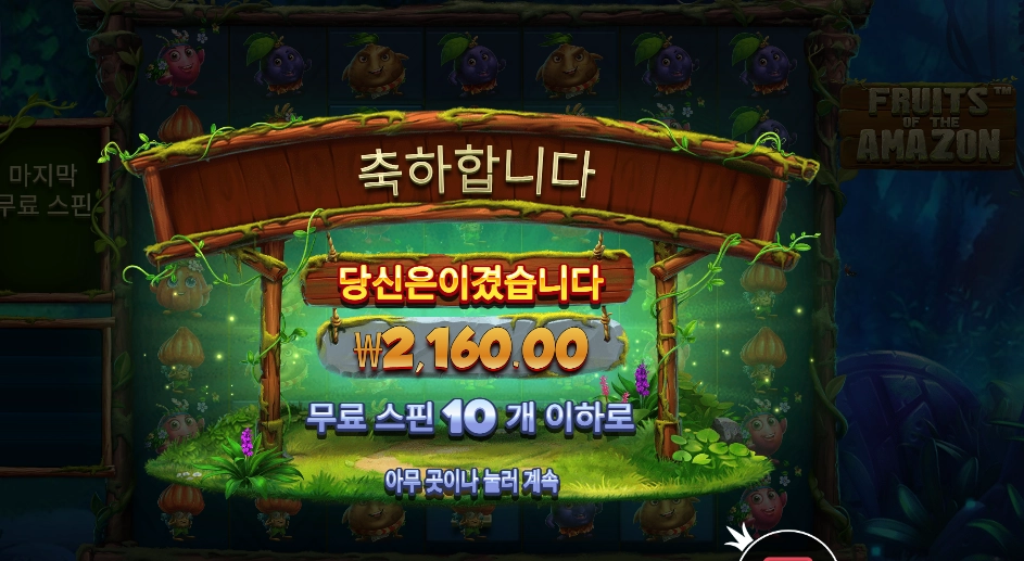 후르츠 오브 더 아마존 ２천원