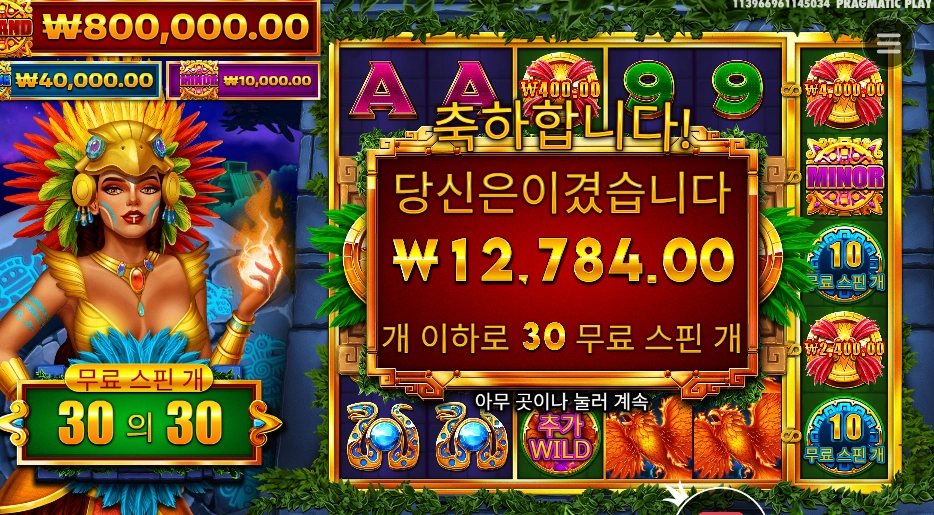 파이어버드 스피릿 30스핀 결과는요