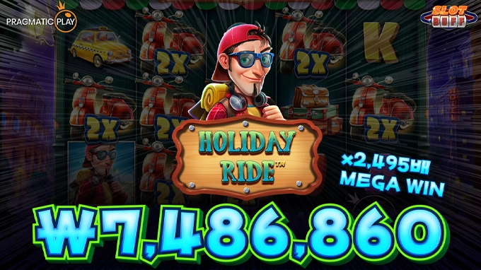 홀리데이 라이드 🔥당첨금 750만원🔥  x2,495배 메가윈!! [프라그마틱]