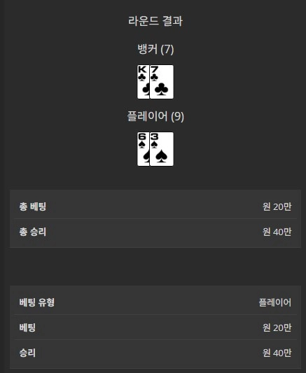 키키 금주말장 바카라 맛도리