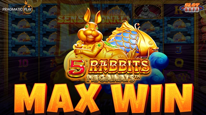 5 래빗스 메가웨이즈 🎰물고기 한바닥 맥스윈!! [프라그마틱]