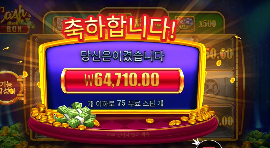 캐시 박스 64천원