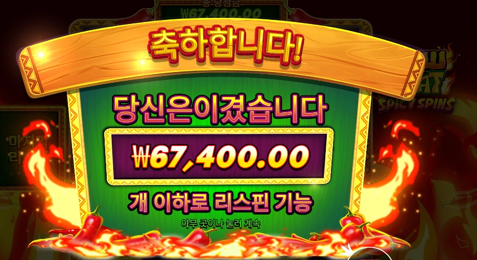 칠리 히트 스파이시 스핀 67천원