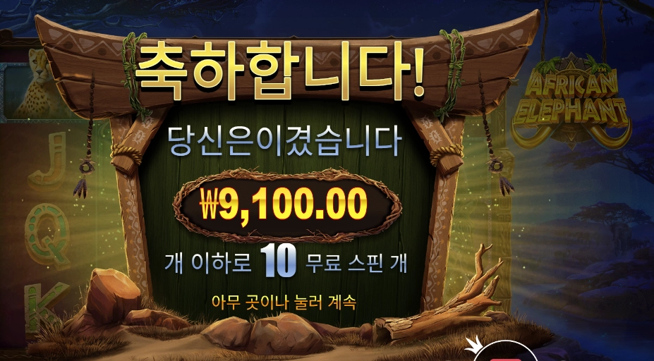 아프리칸 엘리펀트 9천원