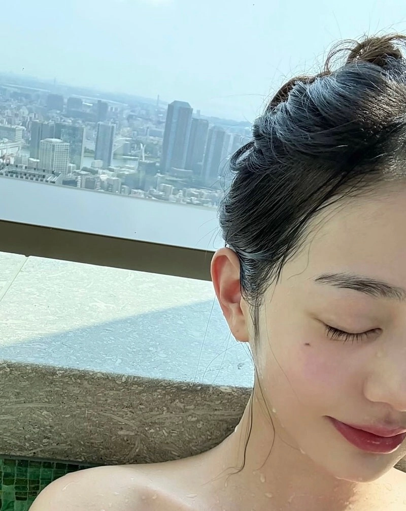 아이브 장원영 올탈 목욕 중 쌩얼 셀카