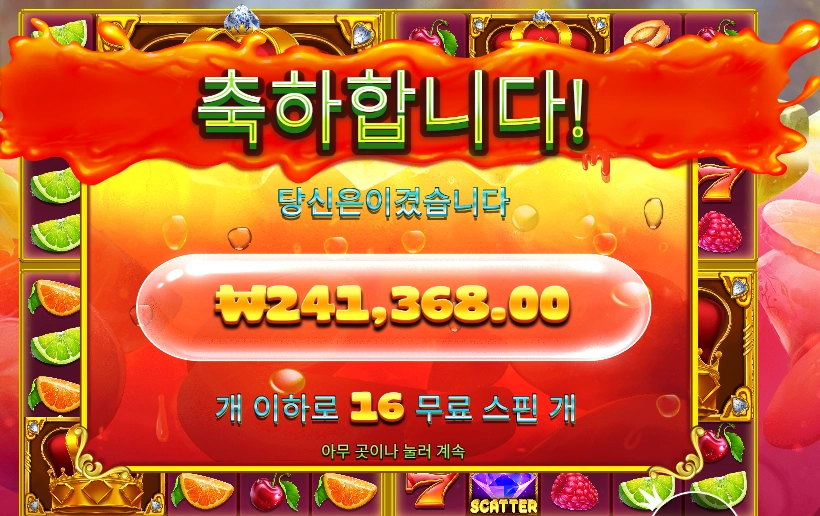 주시 후르츠 멀티홀드 1206배